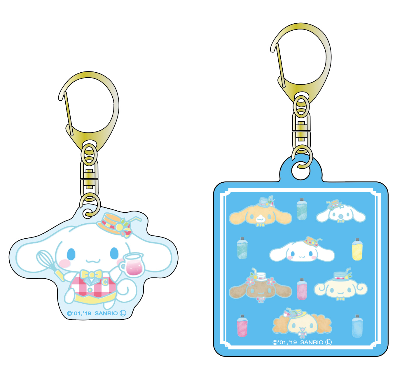 アクリルキーホルダー 各600円(+税)