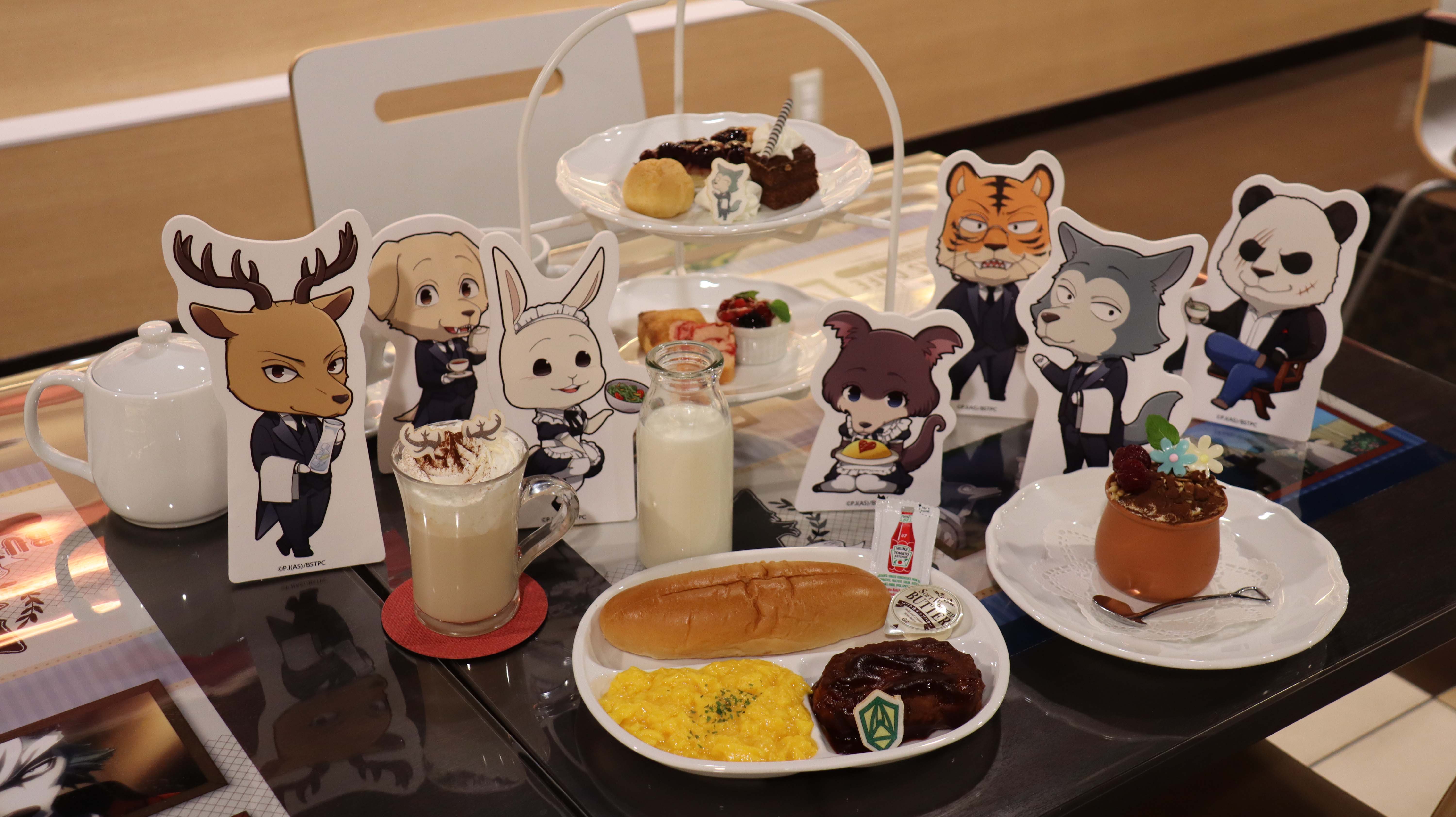 BEASTERS ビースターズ　レゴシ　コースター　セット　秋田書店カフェ 秋アニメ『BEASTARS』とアニメイトカフェがコラボ決定