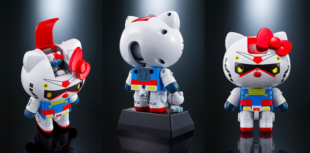 機動戦士ガンダム　超合金/可動フィギュア　★　シャア専用ザクⅡ　ハローキティ ハローキティ」と「機動戦士ガンダム」と「超合金」が夢の