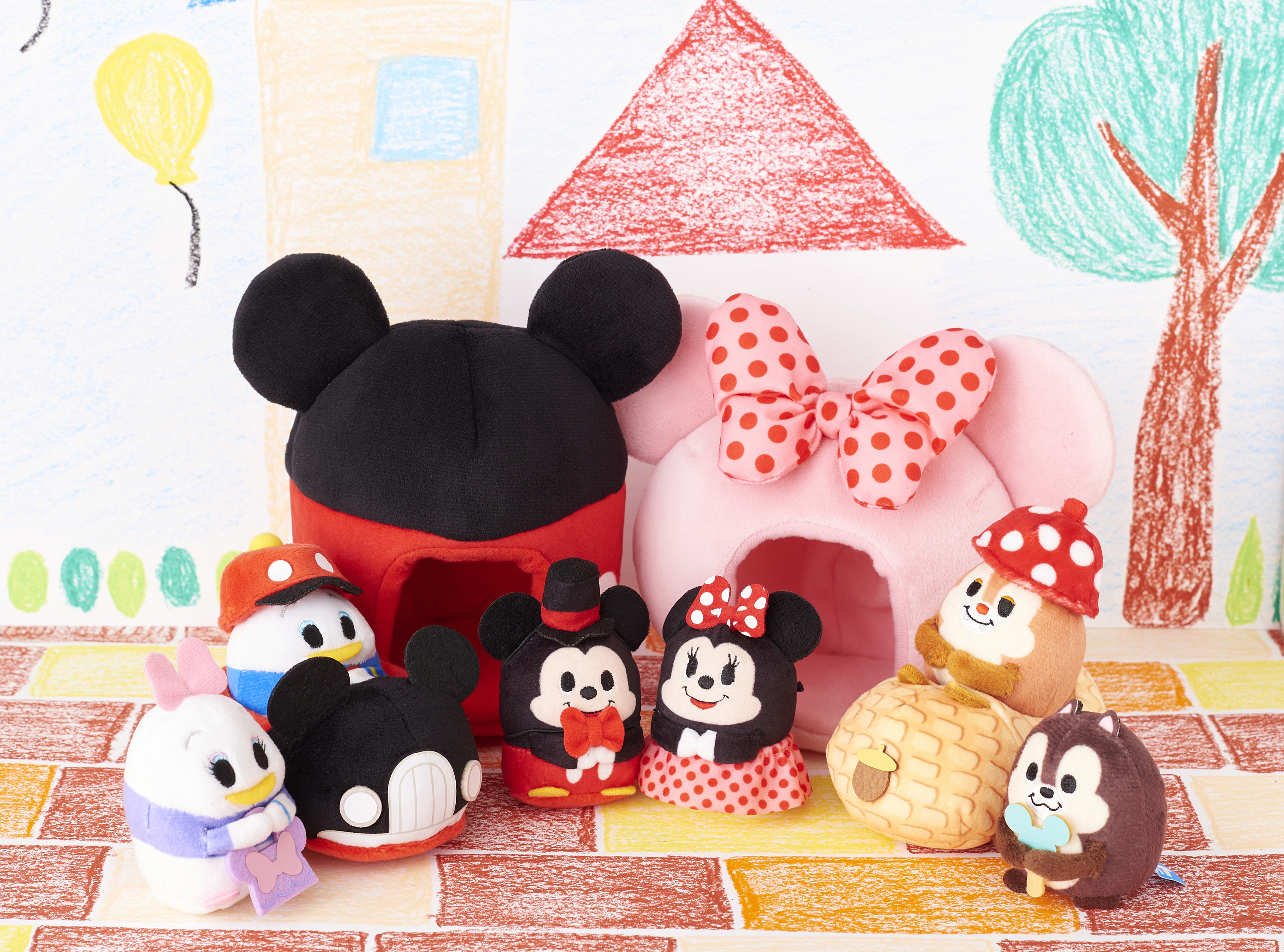 たまごサイズのミッキーたちが可愛いぬいぐるみ『minimaginationTOWN
