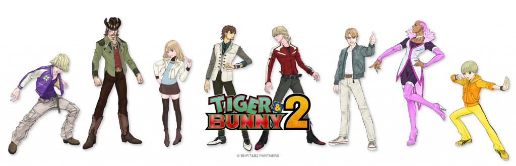 TIGER & BUNNY 2』メインキャラクター6名の新ビジュアル＆キャスト解禁