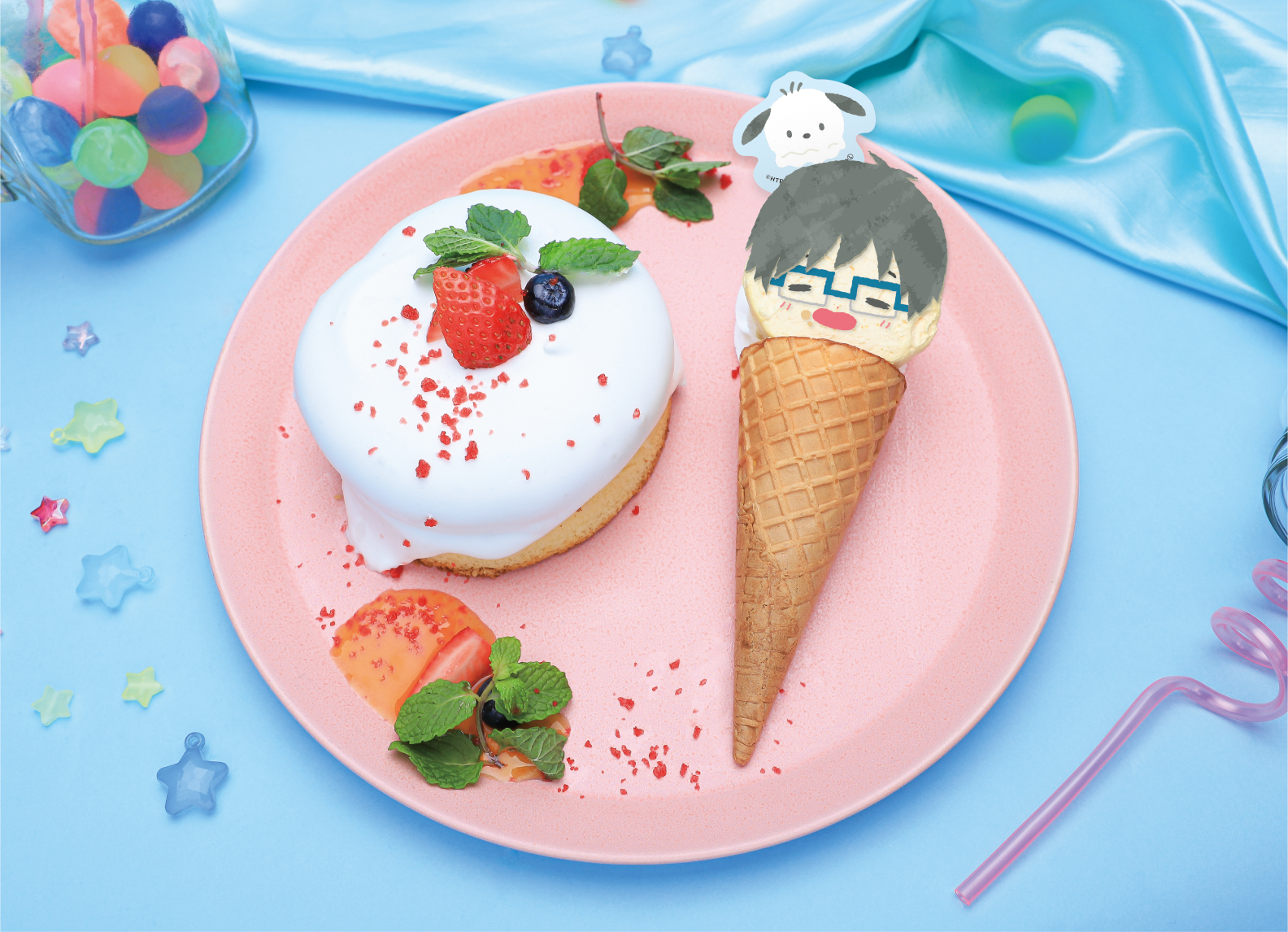 パンケーキ&アイスプレート
