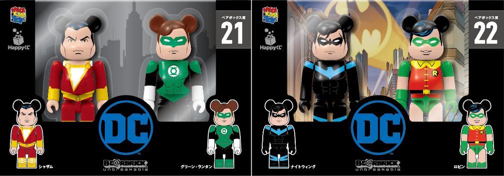 DC - ハッピーくじ　DC BE@RBRICK　スーパーマン　＆　バットマン dc91344663b55c677cb33b31b57f5c
