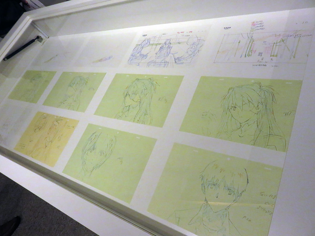 手書き原画が目の前に エヴァンゲリオン展 Visual Works 開催 アニメージュプラス アニメ 声優 特撮 漫画のニュース発信