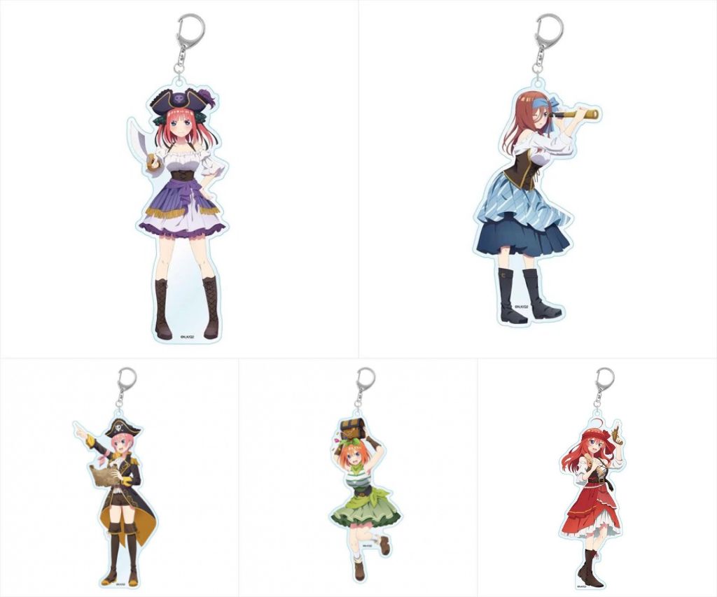 五等分の花嫁　パイレーツ　キーホルダー5点セット 五等分の花嫁パイレーツキーホルダー5点セット
