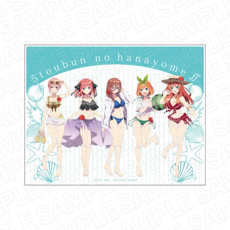 五等分の花嫁 キャンバスアート 水着 新商品のお知らせ】五等分の