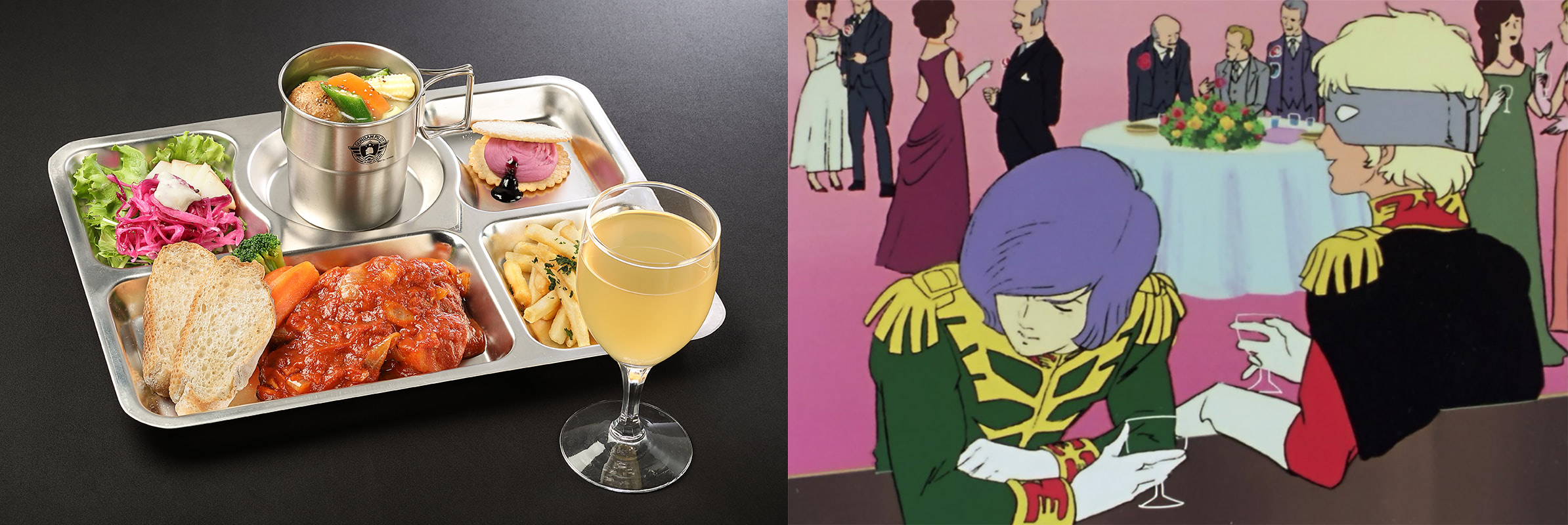アムロが、クワトロがお出迎え！GUNDAM Cafeで再現食を堪能