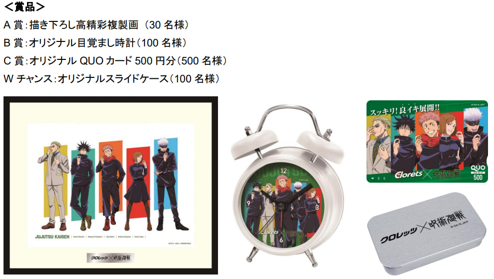 呪術廻戦 Times クロレッツコラボ スッキリ 良イキ展開 詳細到着 アニメージュプラス アニメ 声優 特撮 漫画のニュース発信