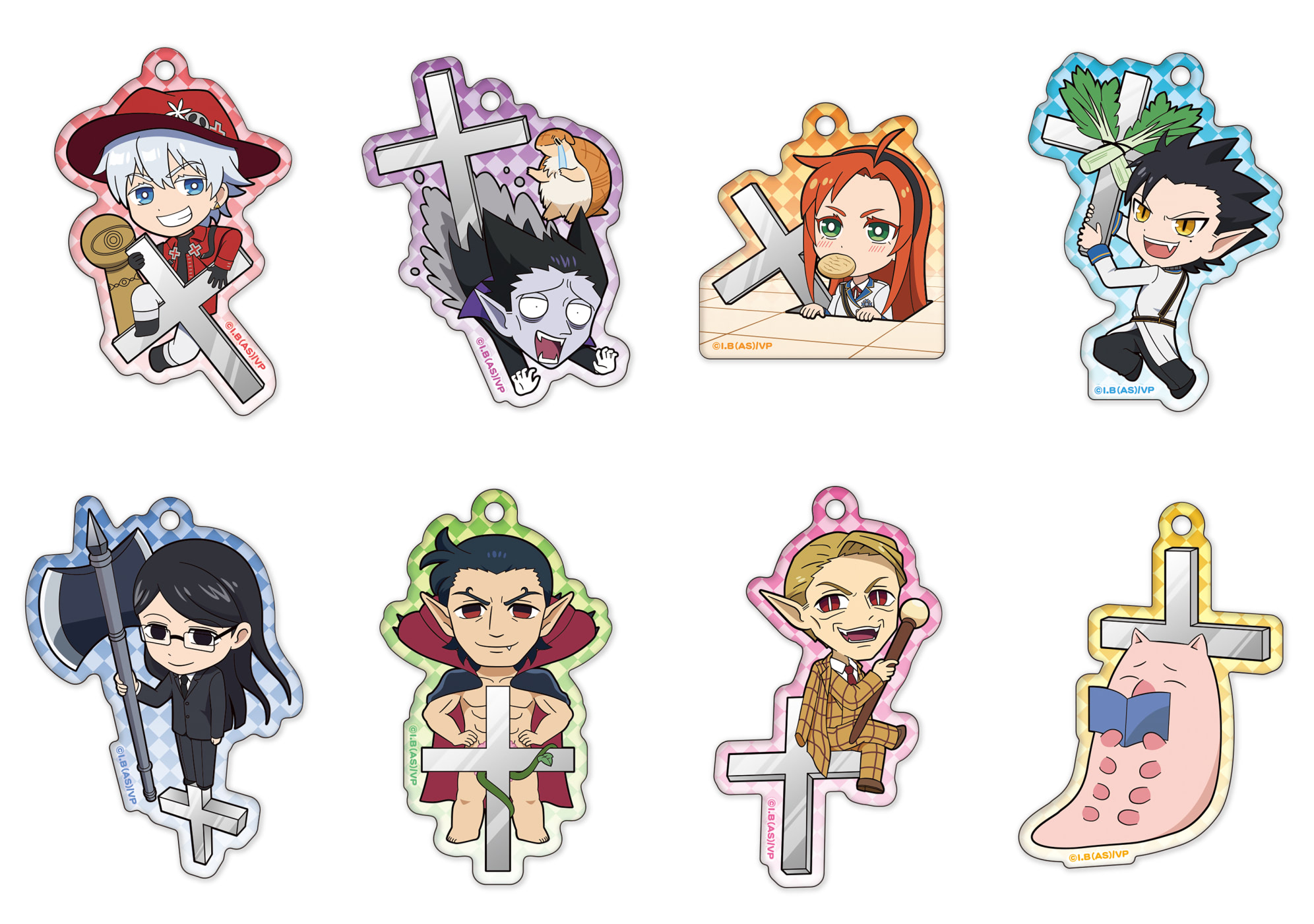 吸血鬼すぐ死ぬ』カラフルなアクキーがカプセルトイで登場