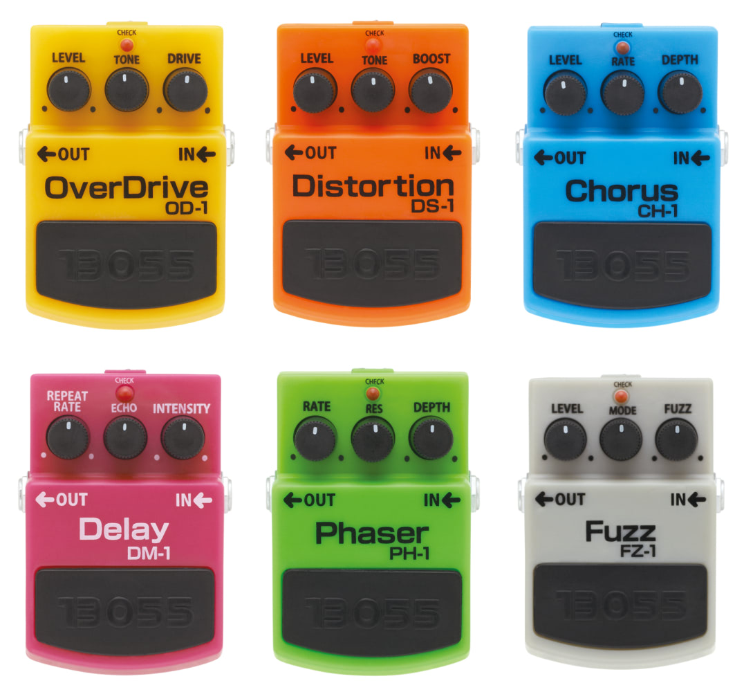 メ*ト様 ガチャトイズ　エフェクター6点セット スマホは歪まんが！カプセルトイ『エフェクターケーブルマスコット