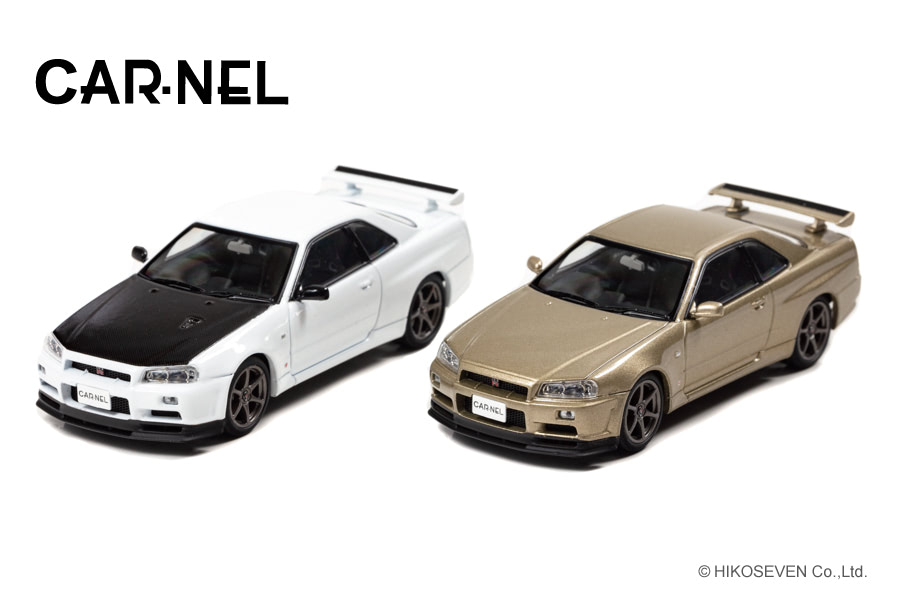 R34GT-R「VspecII N1」＆「Mspec Nur」限定500台でダイキャストモデル