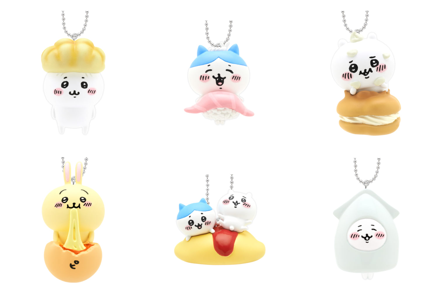 人気の1コマを立体化！『ちいかわ たべものいっぱいマスコット