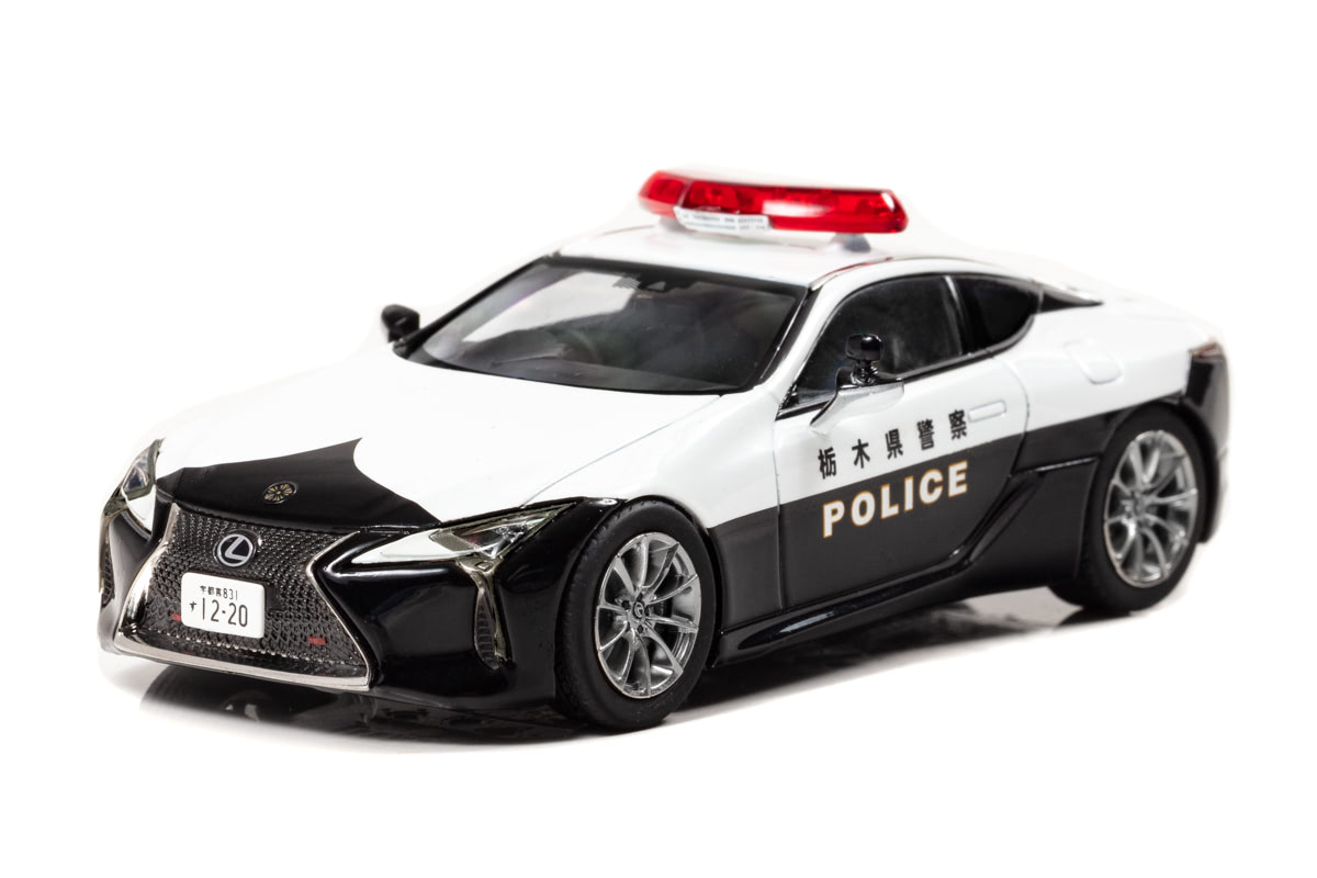 全国初！レクサスの白黒パトカーが1／43スケールミニカーに