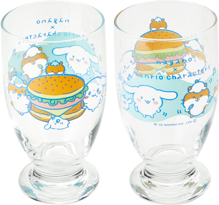 ナガノ×サンリオキャラのレトロなグラスでおうちカフェ