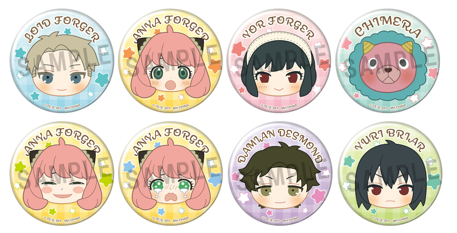【SPY×FAMILY】アーニャ キャラバッジコレクション CAN BADGE COLLECTION SPY×FAMILY｜発売日：2023年12月4日