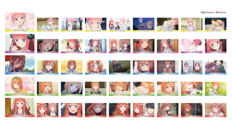 五等分の花嫁∬』場面写アクリルブロックやハート缶バッジなど新登場
