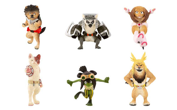 ヒロアカ』キャラが動物に！？ 可愛い動物ミニフィギュア
