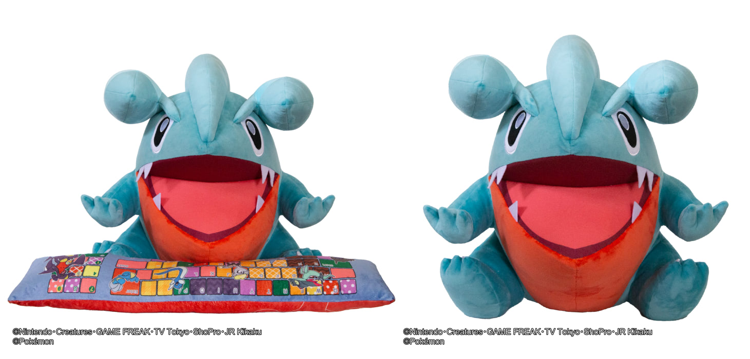 りくザメポケモン『フカマル』と一緒にPC作業＆リラックス