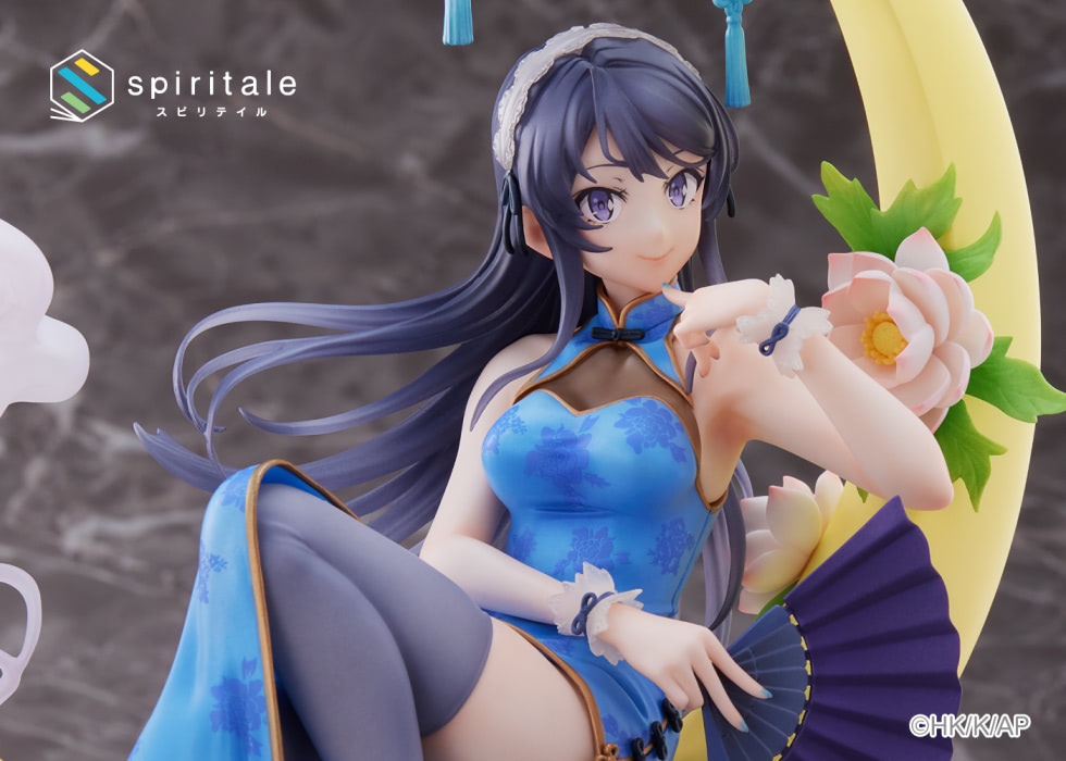 青ブタ 桜島麻衣 チャイナドレス フィギュア 青ブタ』チャイナドレスを纏った描き下ろしの桜島麻衣が立体化