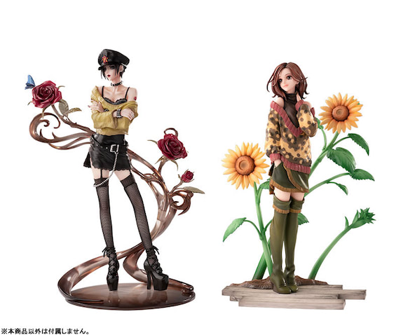 揃えて並べたい！『NANA』ナナとハチが1／8スケールフィギュアに