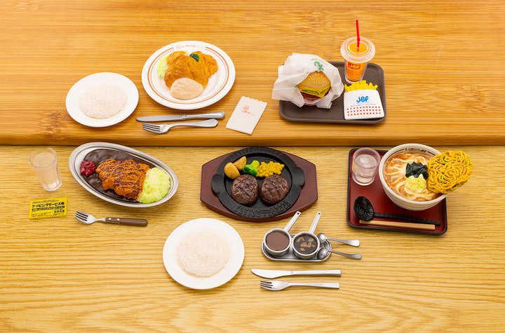 故郷の味！ご当地フードチェーンのメニューをミニチュア化