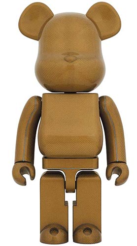 空山基デザインのシャドームーンがメッキのベアブリックに