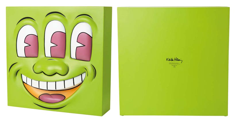 Three Eyed Smiling Face STATUE ORIGINAL