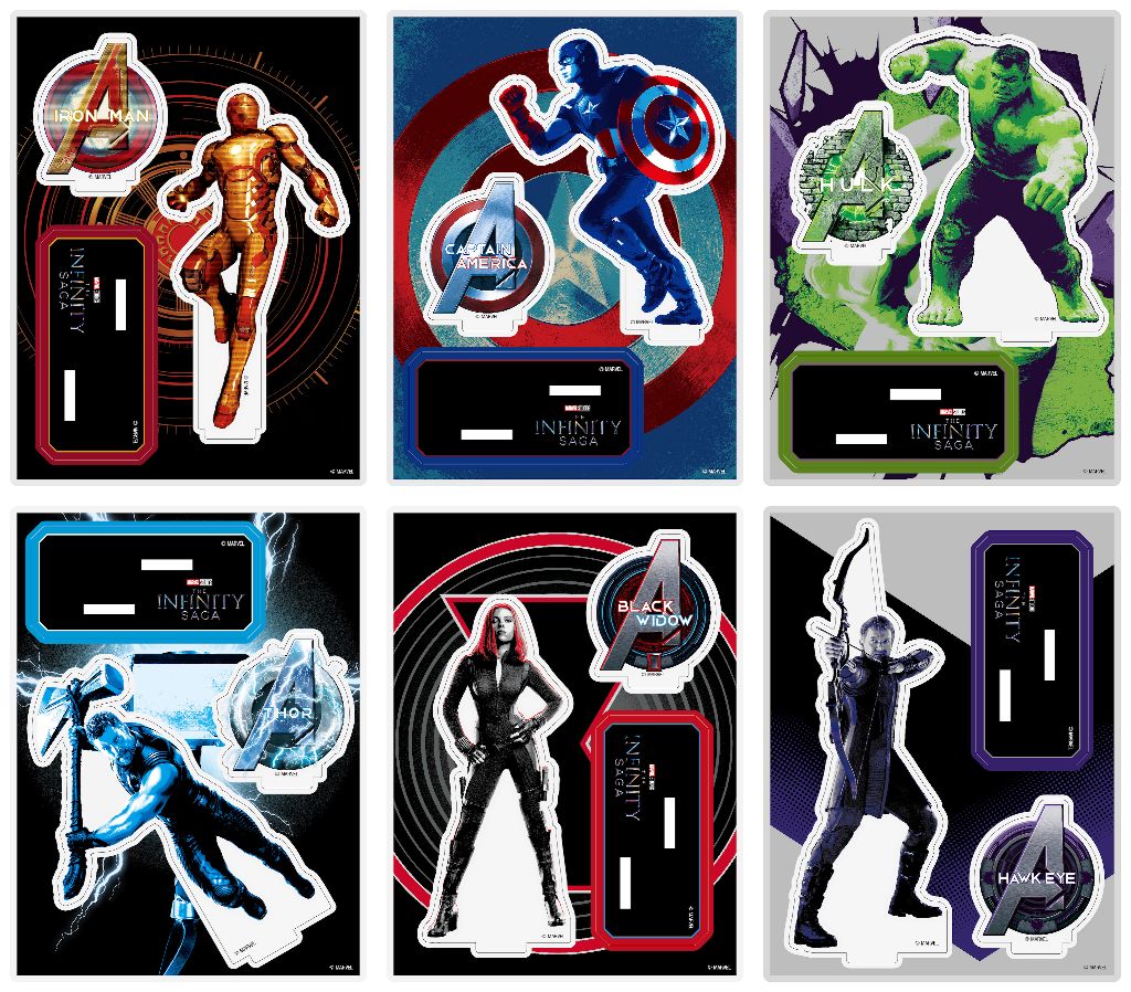 Happyくじ】 MARVEL インフィニティサーガ ポスター 6種 Happy