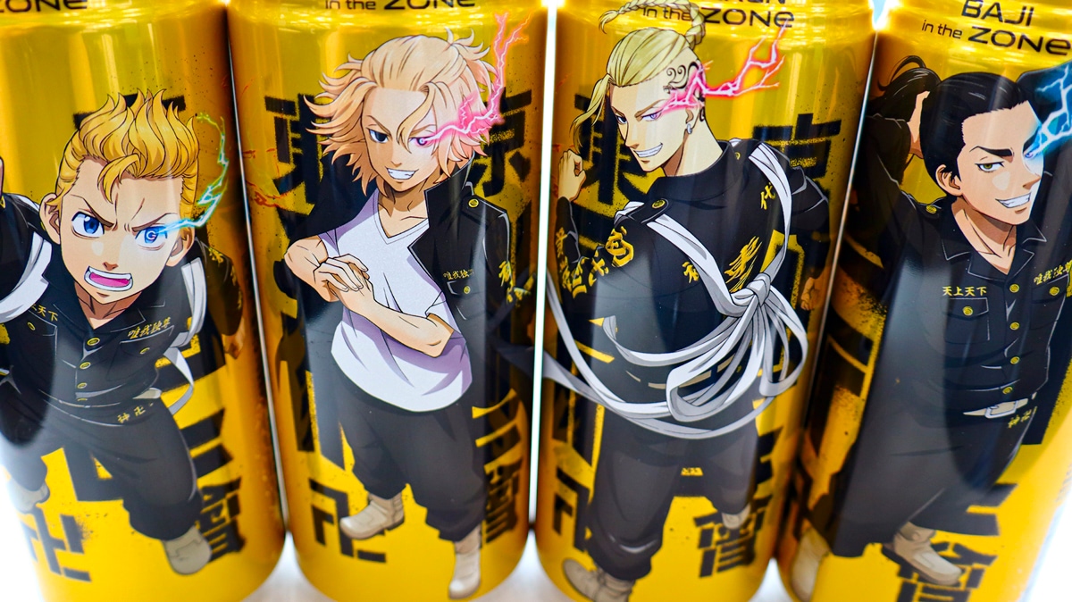 東京リベンジャーズ』の黄金に輝く『ZONe』缶で【気合】も補充