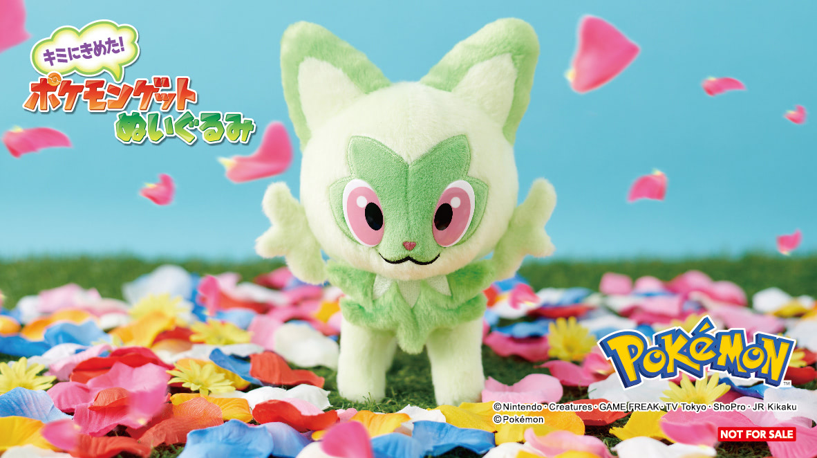 ポケモン】「ぬい撮り」で楽しもう！ ニャオハ・クワッス・ホゲータ