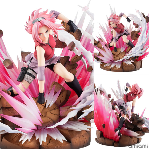 NARUTO』サクラが放つ渾身の一撃！ 桜舞い散る圧倒的インパクト 