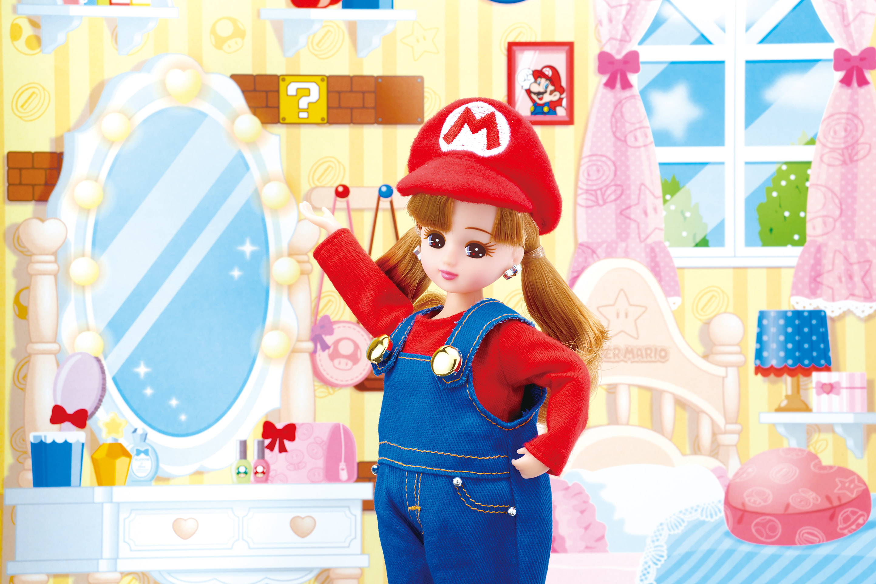 ポィ～ン！ リカちゃんがスーパーマリオの衣装でジャンプポーズ | アニメージュプラス - アニメ・声優・特撮・漫画のニュース発信！