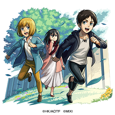 進撃の巨人×モンスト】エレン、ミカサ、リヴァイが獣神化・改に