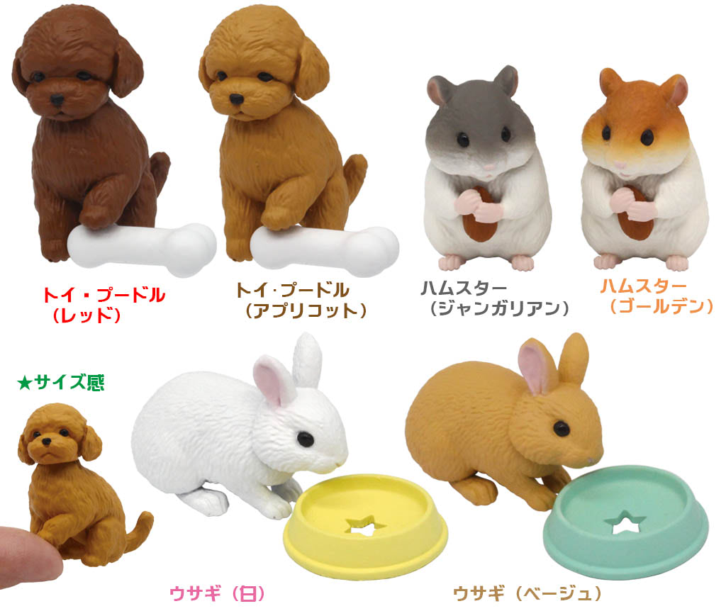 かわいいペット動物集合！ 「カプセルアニア」＆5月中旬のガチャ 
