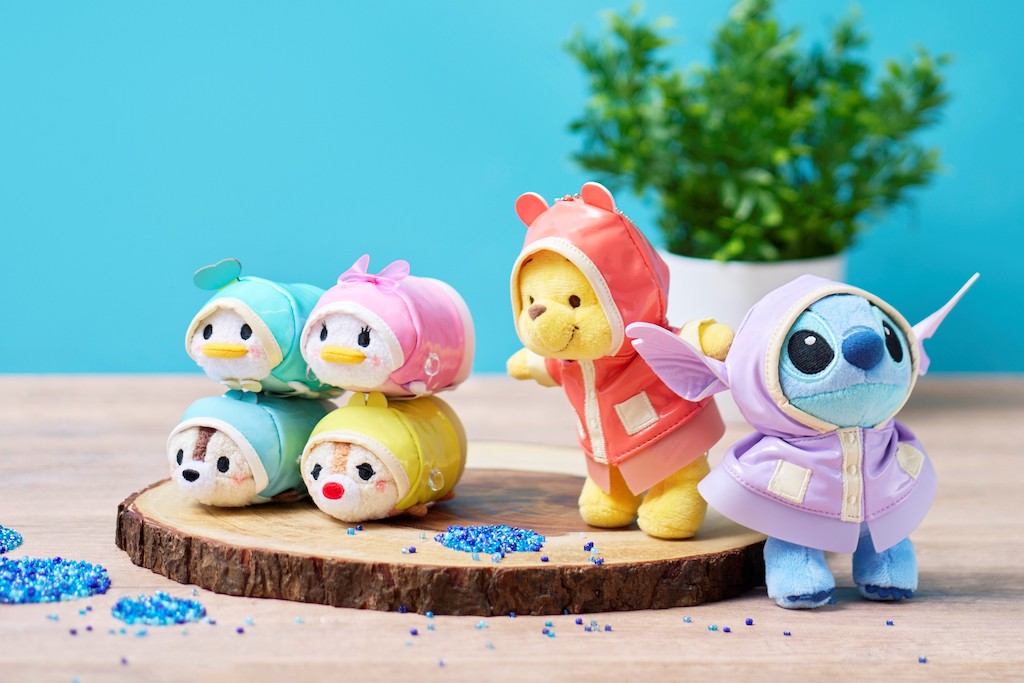 Disney - 【6点セット】ツムツムぬいぐるみ　レインコートシリーズ Disney】めちゃかわ♪ レインコートな「ツムツム」＆雨の日に