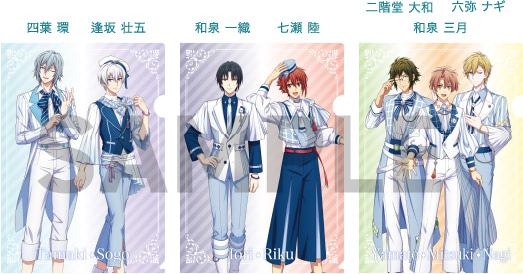 アイナナ　ローソン　コラボ　アクリルスタンド・クリアファイル　セット アイナナ×ローソン」コラボ商品購入レポート！クリアファイルや