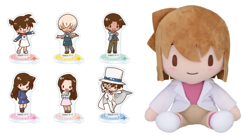 名探偵コナン】目がかわいい！ アクスタとコナンと灰原のぬいぐるみ