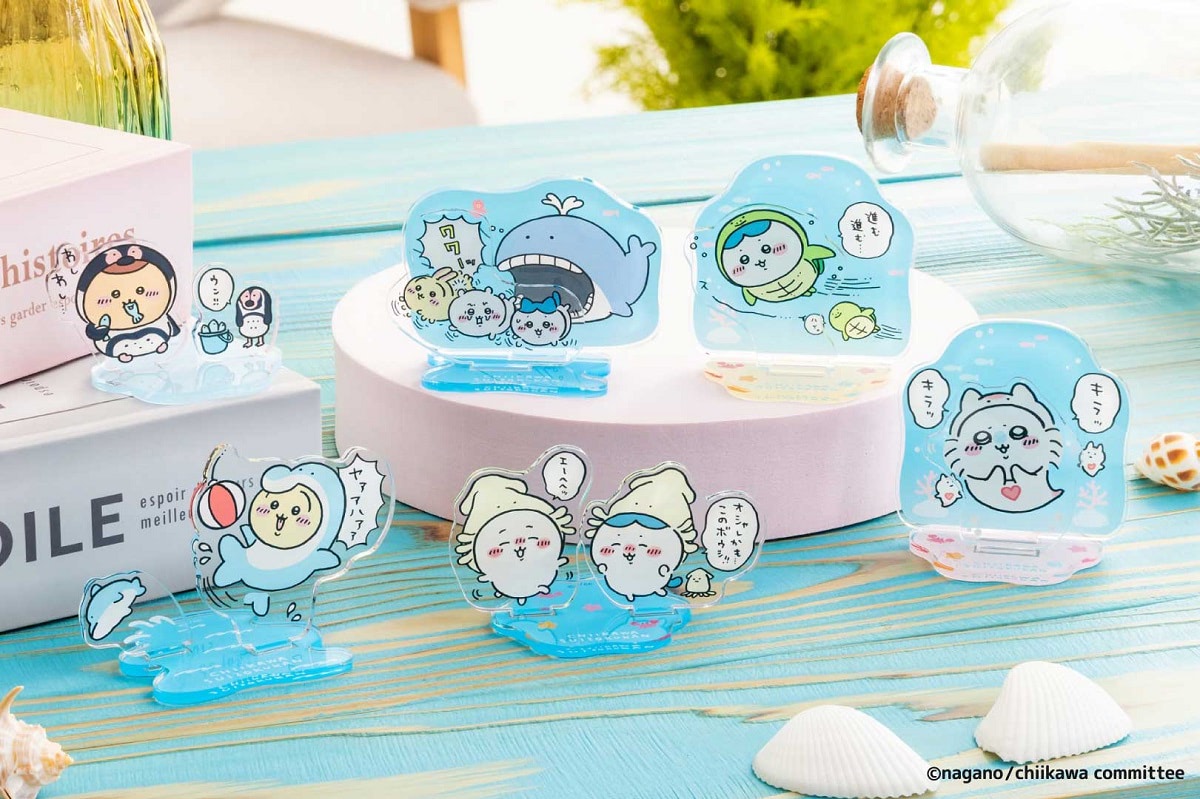 本日6／23より【ちいかわ】水族館コラボ第2弾はコミカルなアクスタも