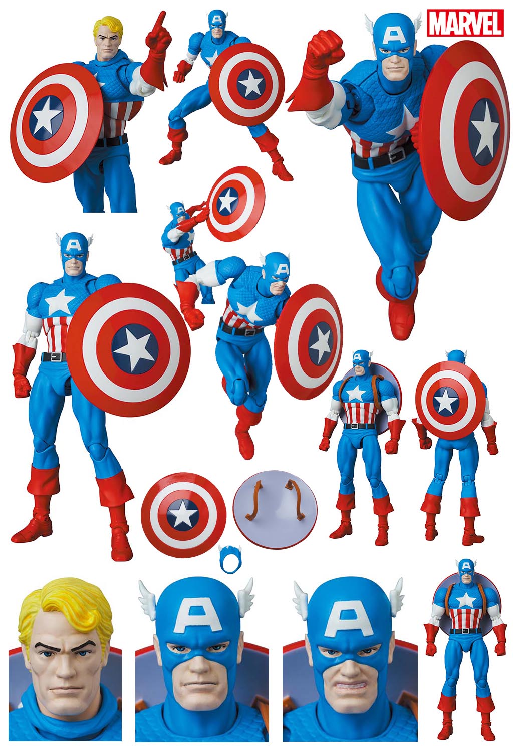 コミック版マーベルヒーローがアクションフィギュアMAFEXに