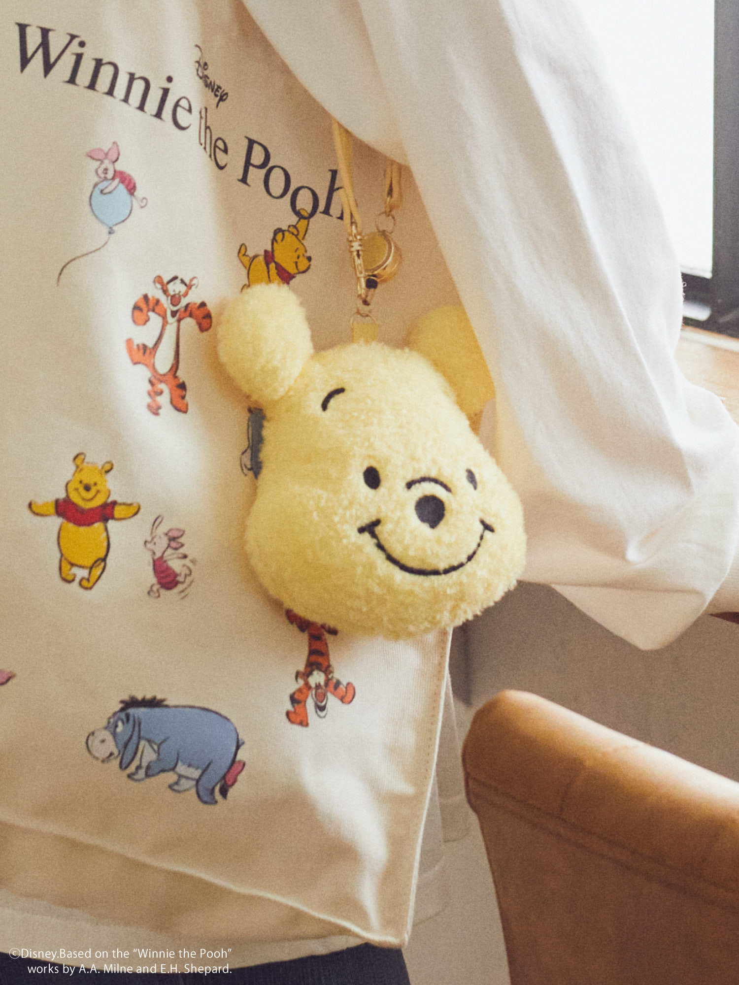 くまのプーさん】日常使いしやすいロンTやハニーポッド巾着バッグが