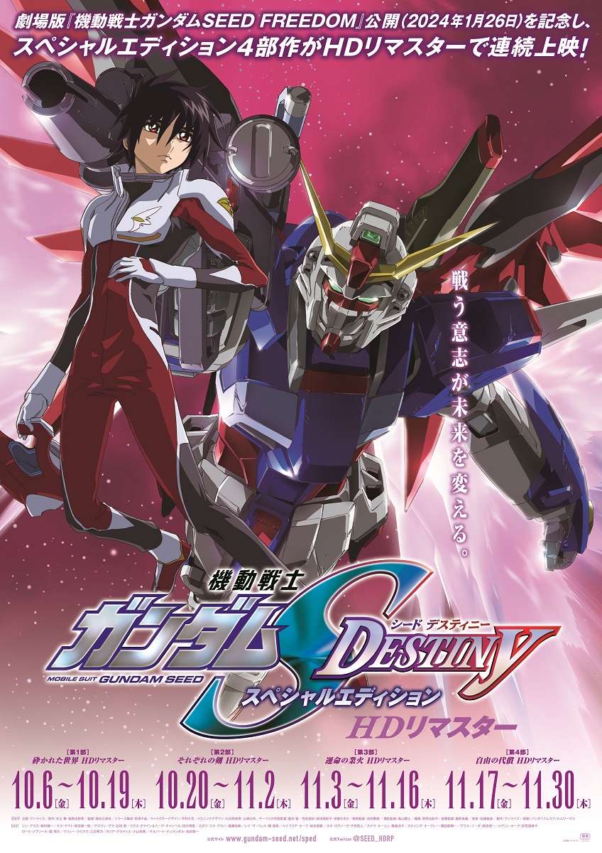 ガンダムSEED DESTINY TVシリーズED映像絵柄 横長ミニポスター ガンダムSEED DESTINY TVシリーズED映像絵柄 横長ミニポスター