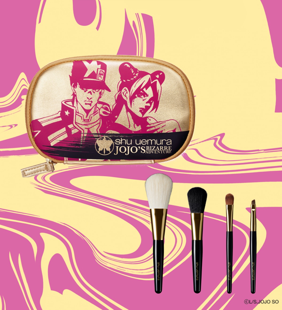 shu uemura ジョジョの奇妙な冒険 ブラシセット クリスマスコフレ2023】shu uemuraとジョジョの奇妙な冒険が