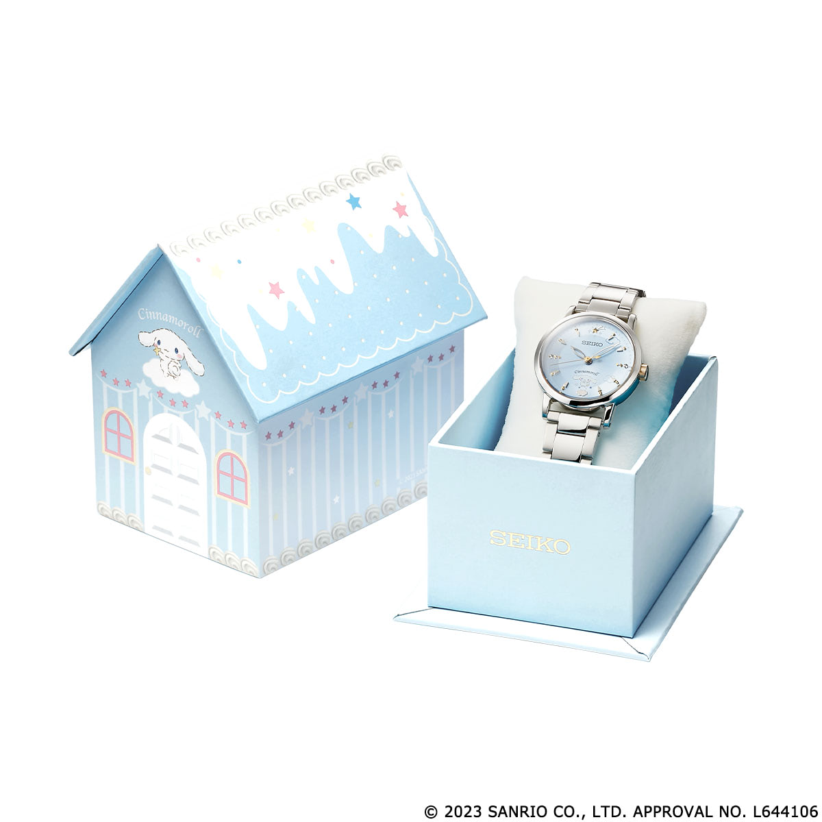 シナモロールがいつも一緒！ セイコー製のさりげなく使える腕時計