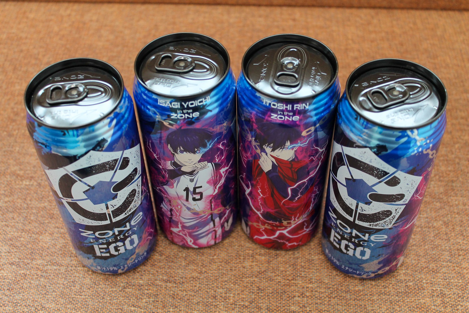 本日発売『ブルーロック』覚醒の最強コラボZONe「EGO」飲んで