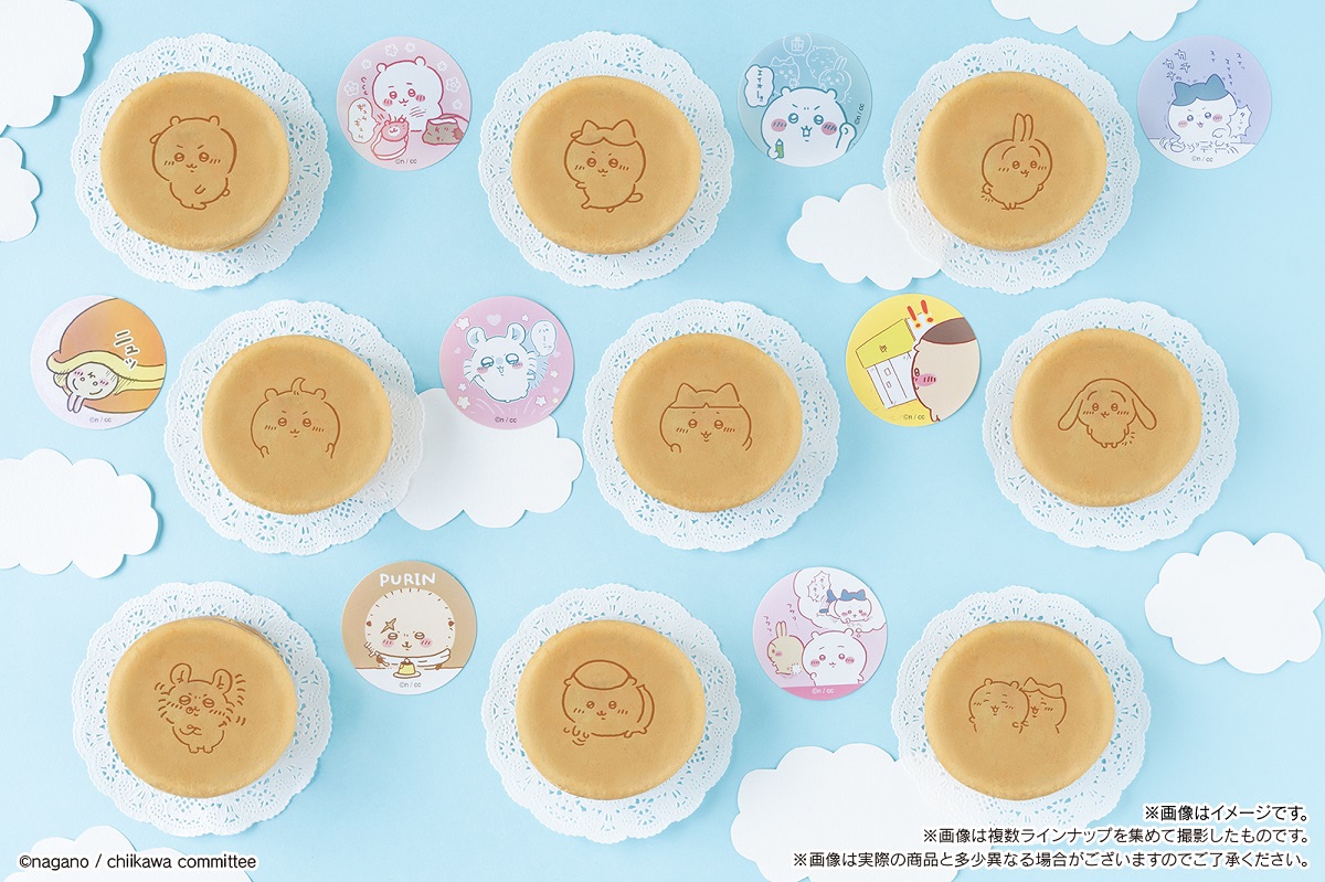 【新品未使用】ちいかわ　まんまる焼き　ハチワレ　シール　毛量　110点 ちいかわ』のまんまる焼き第2弾が11月22日よりファミマにて発売