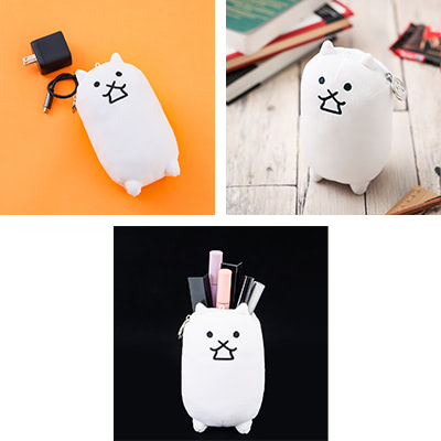 ローソン】ゆるい感じが可愛い『にゃんこ』がポーチになったにゃ