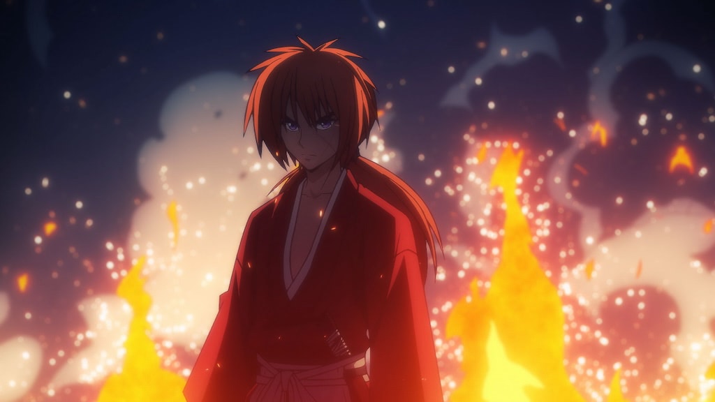 るろうに剣心』第19話 津南の炸裂弾の攻撃が剣⼼を襲う