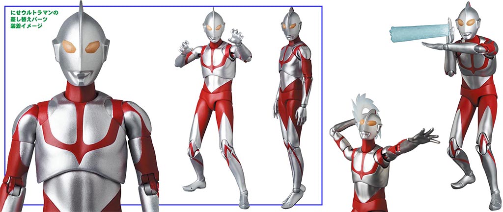 シン・ウルトラマン』3形態を造型とカラーリングで再現