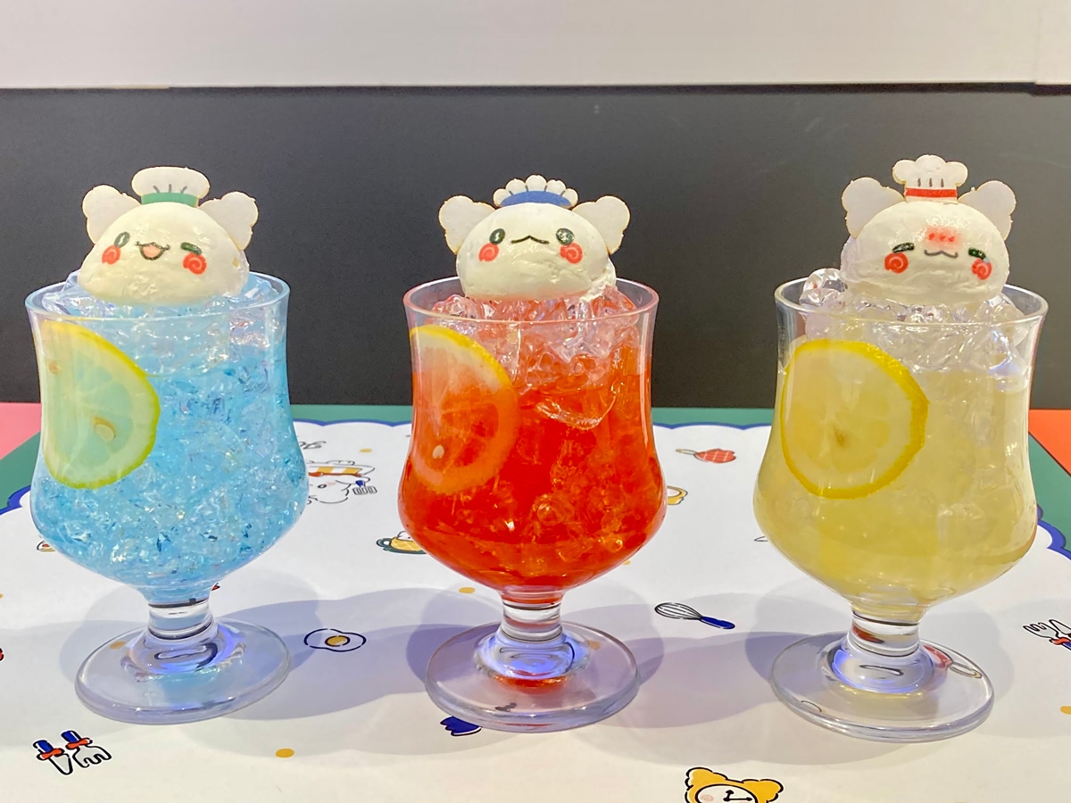 はなまるおばけ　ポップアップ　ケーキプレート　茶碗　皿　スプーン　フォーク はなまるおばけ ポップアップ ケーキプレート 茶碗 皿 スプーン