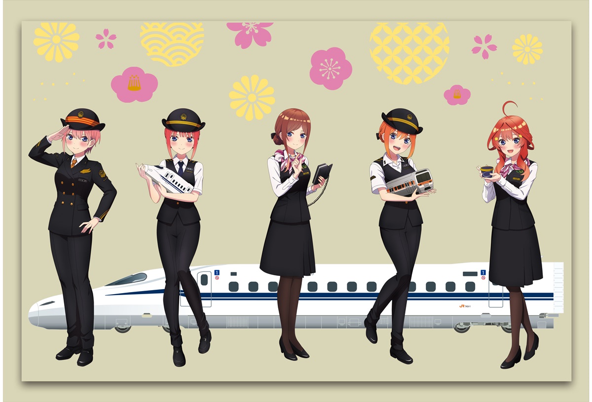 五等分の花嫁　B2タペストリー　JR東海 五等分の花嫁∽ JR東海